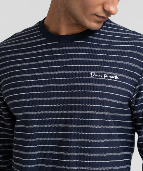 Men's Striped Long Sleeve Tee